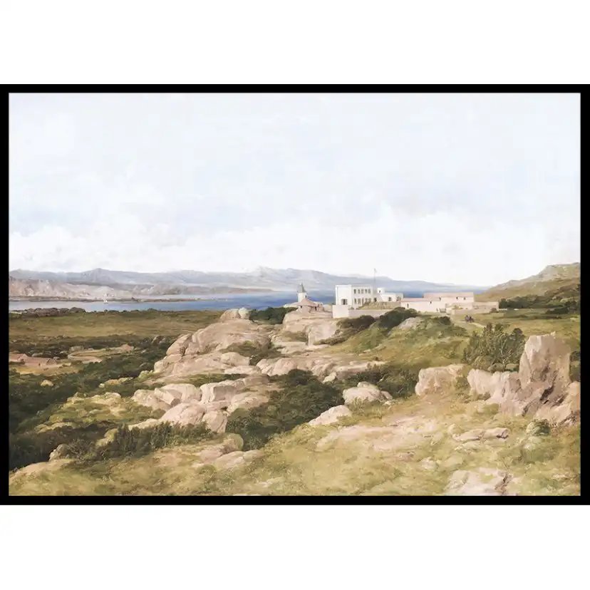 Poster Gallerix General Garibaldi's Residence At Caprera By Frederick Richard Lee