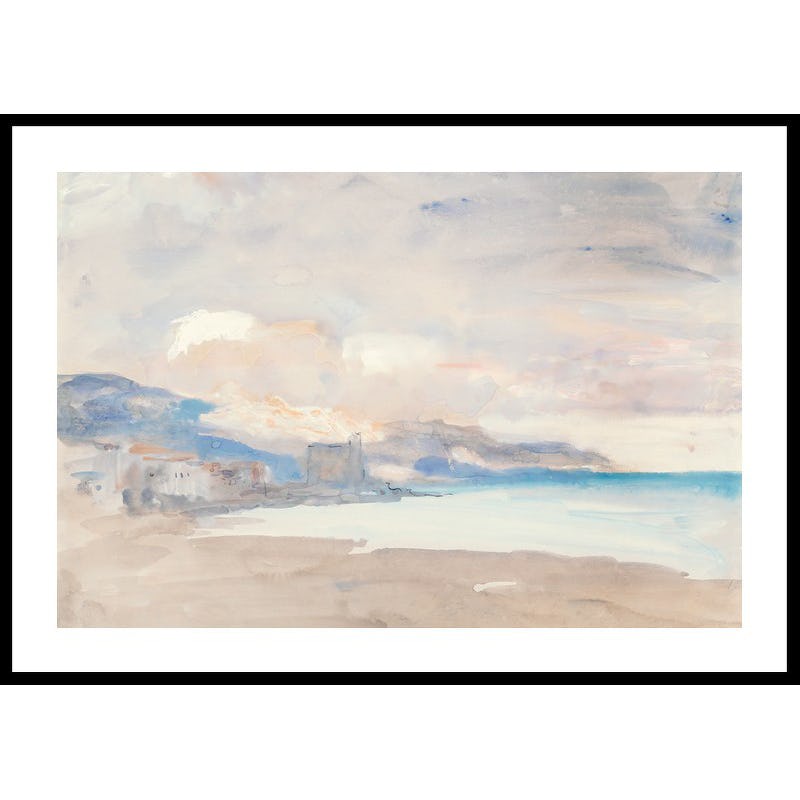 Poster Gallerix View Of Nice By Hercules Brabazon Brabazon