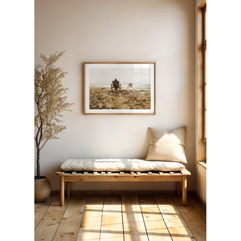 Poster Gallerix Shell Cart By Jan Hendrik Weissenbruch