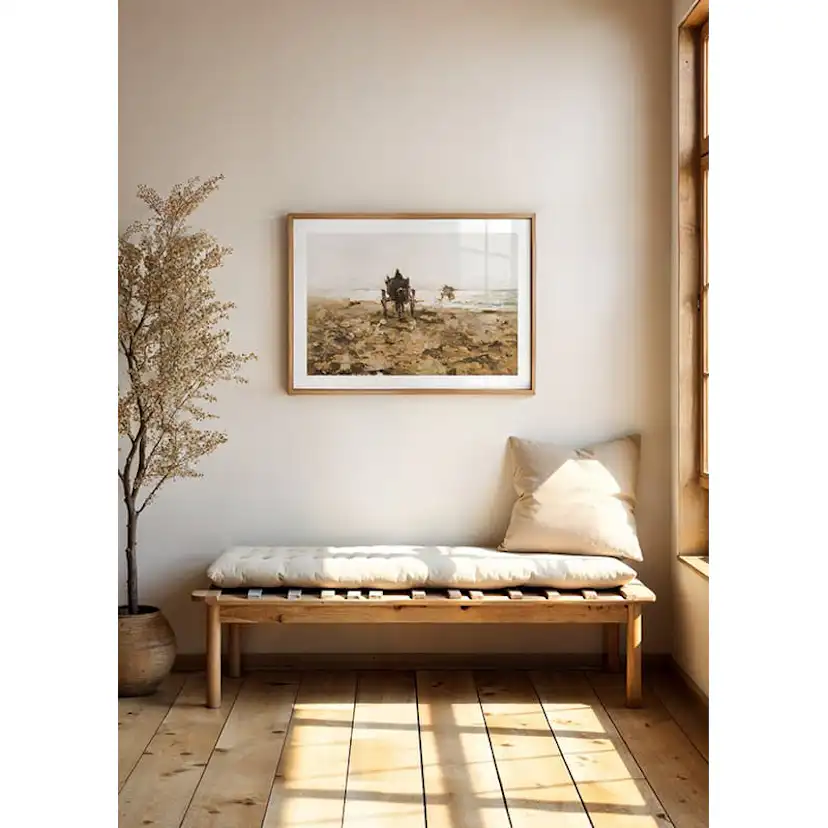 Poster Gallerix Shell Cart By Jan Hendrik Weissenbruch