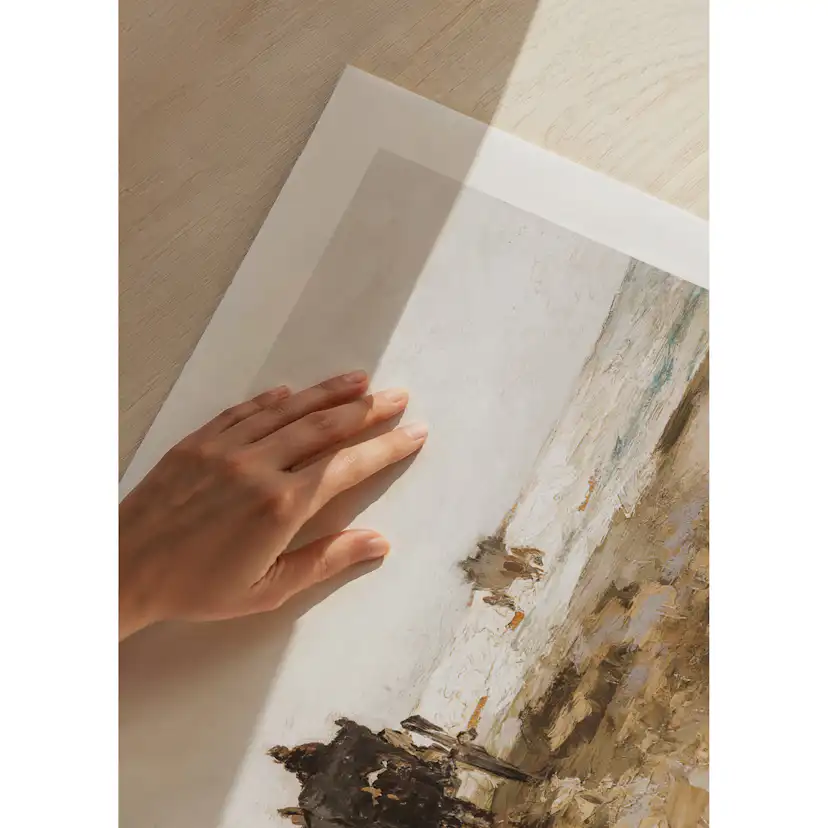 Poster Gallerix Shell Cart By Jan Hendrik Weissenbruch