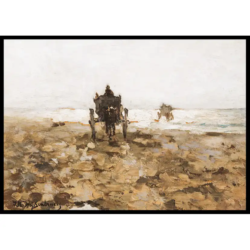 Poster Gallerix Shell Cart By Jan Hendrik Weissenbruch