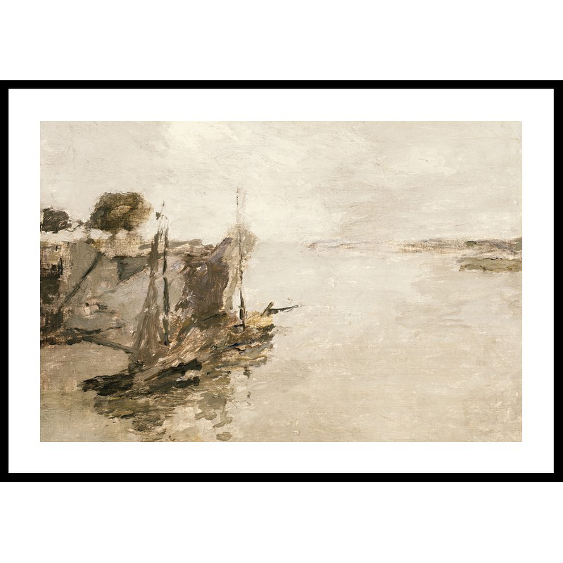 Poster Gallerix Honfleur Fishing Boats No2 By Frank Edwin Scott