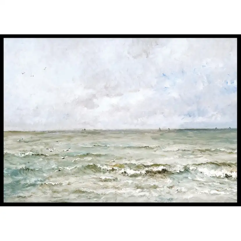 Poster Gallerix Seascape By Charles-François Daubigny