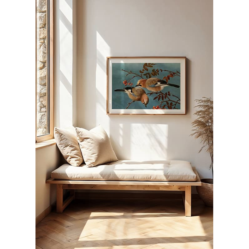 Poster Gallerix Jays By Ferdinand Von Wright