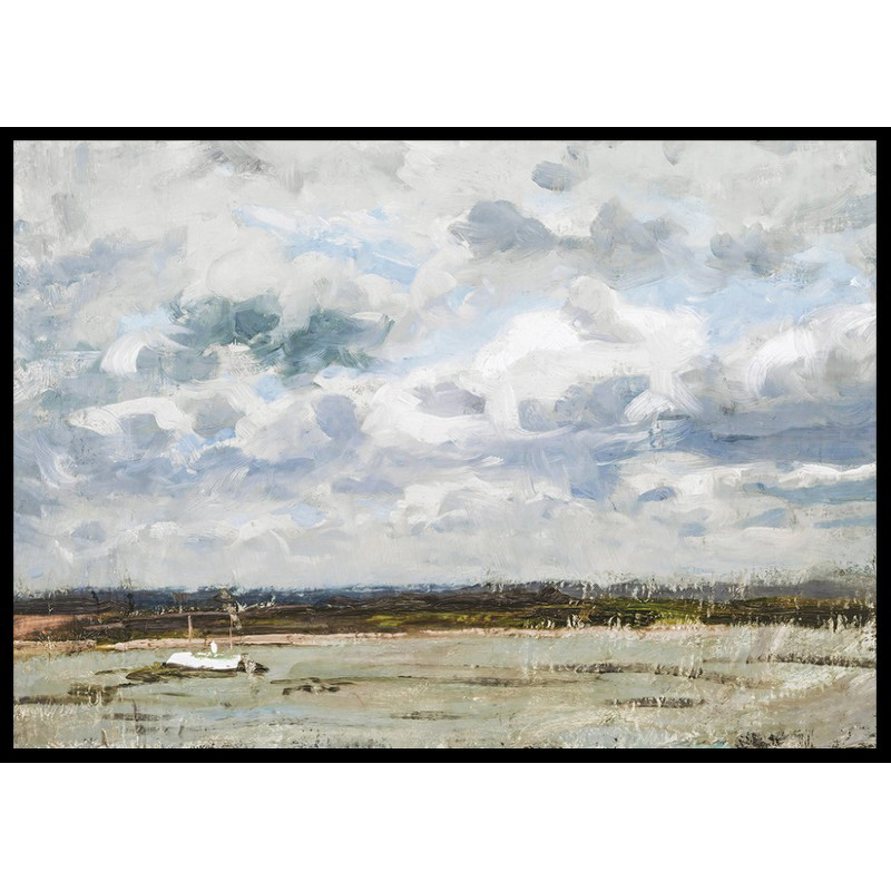 Poster Gallerix View Over The Rhine At Düsseldorf By Victor Westerholm