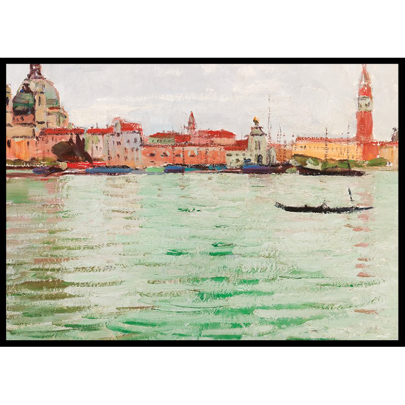 Poster Gallerix Venice Santa Maria Della Salute And Campanile Di San Marco By Carl Moll