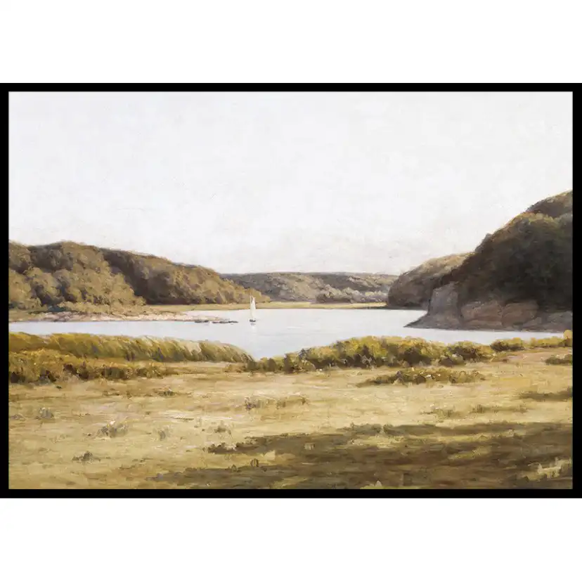 Poster Gallerix Inlet Gloucester Harbor By Richard Gruelle