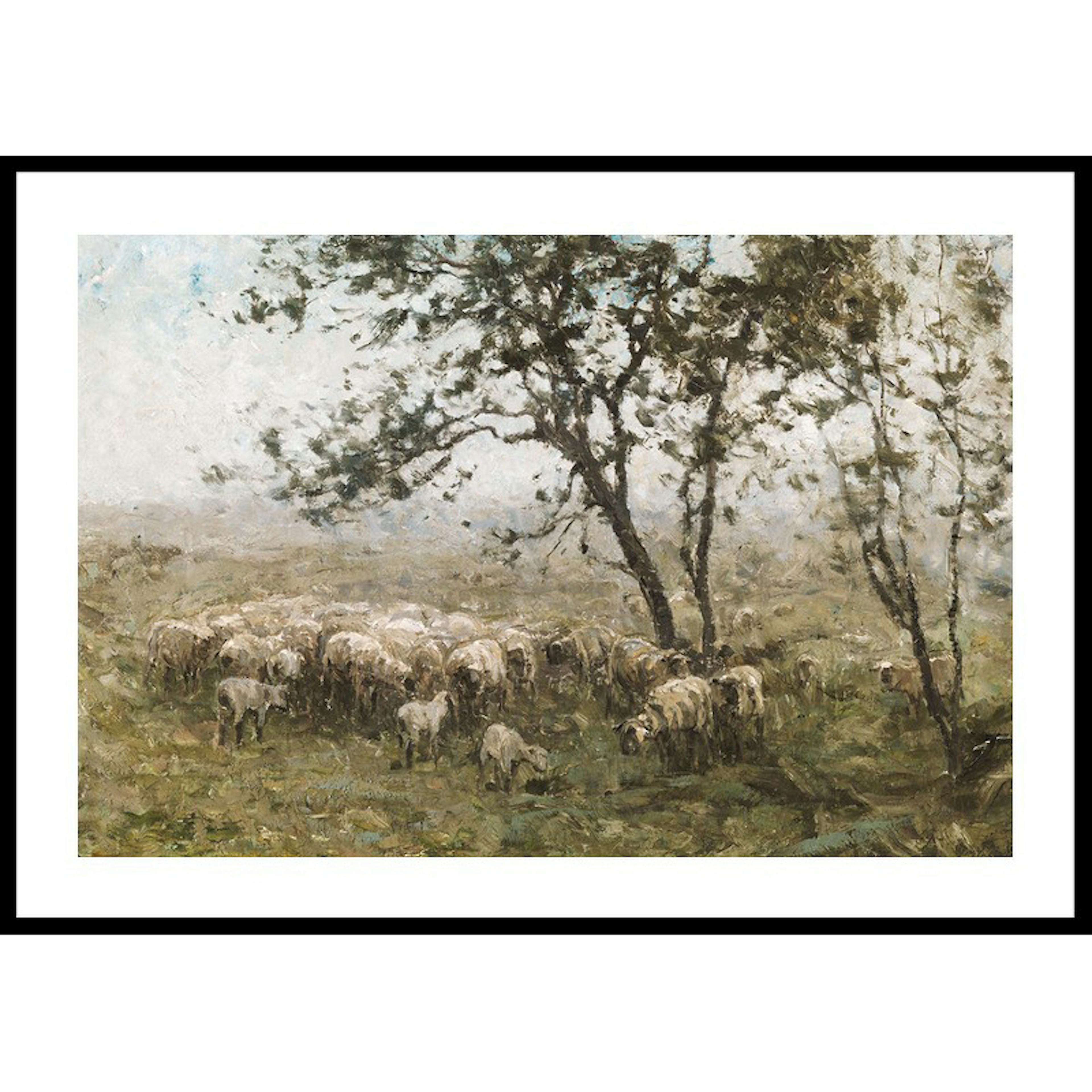 Poster Gallerix Een Kudde Schapen By William Charles Estall