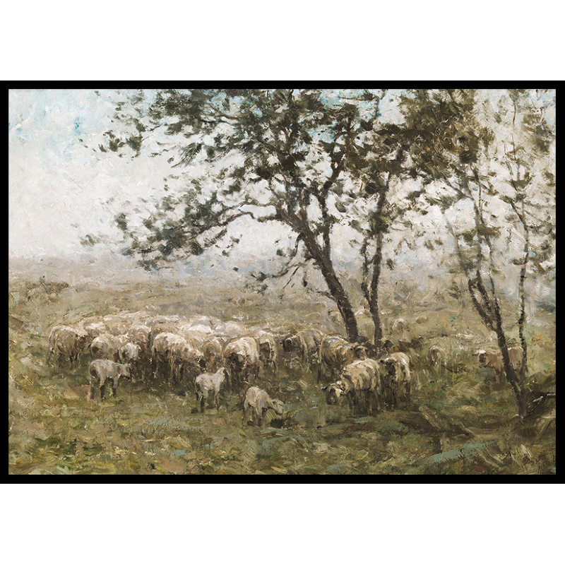 Poster Gallerix Een Kudde Schapen By William Charles Estall