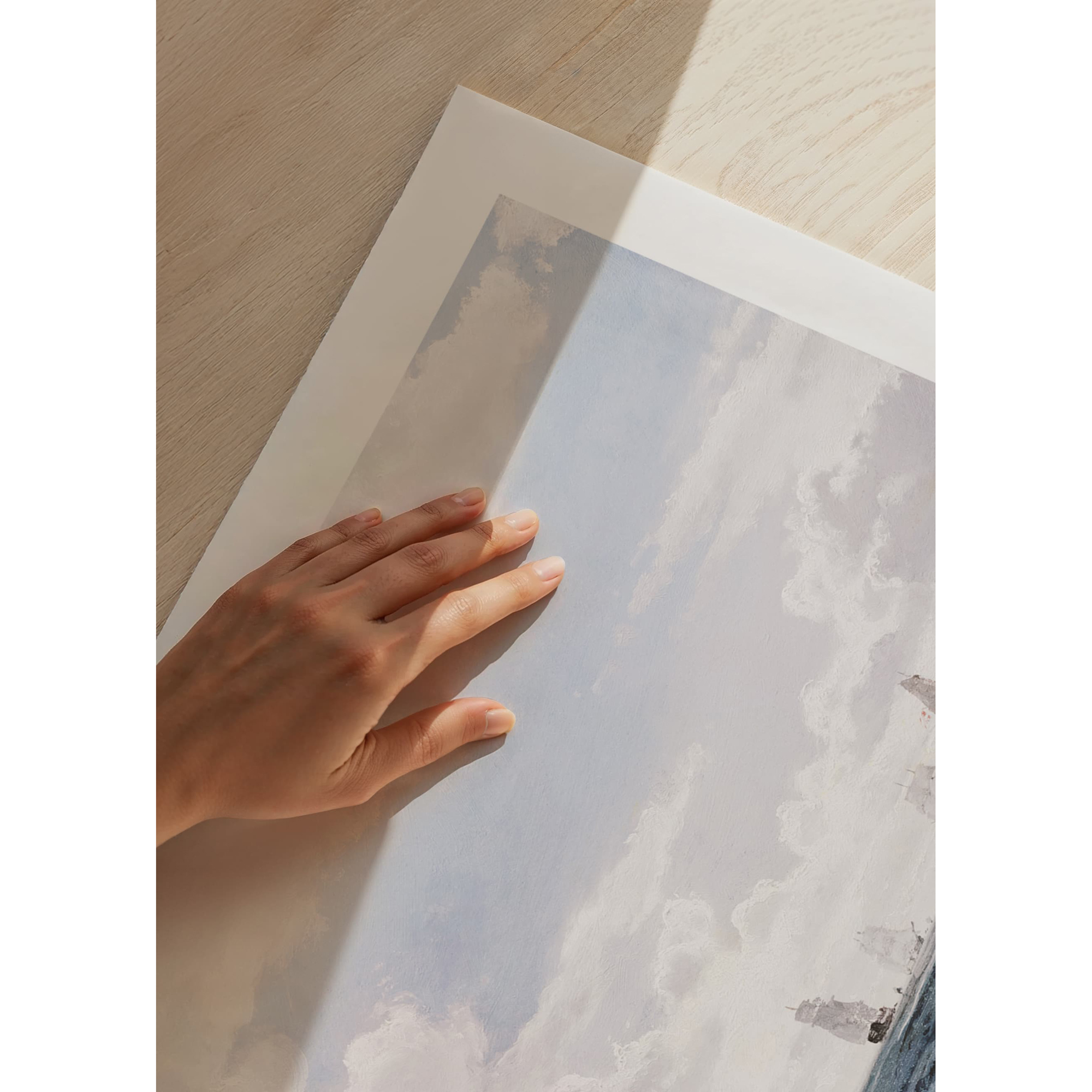 Poster Gallerix Sejlskibe I Sundet Syd For Kronborg By Carl Frederik Sørensen