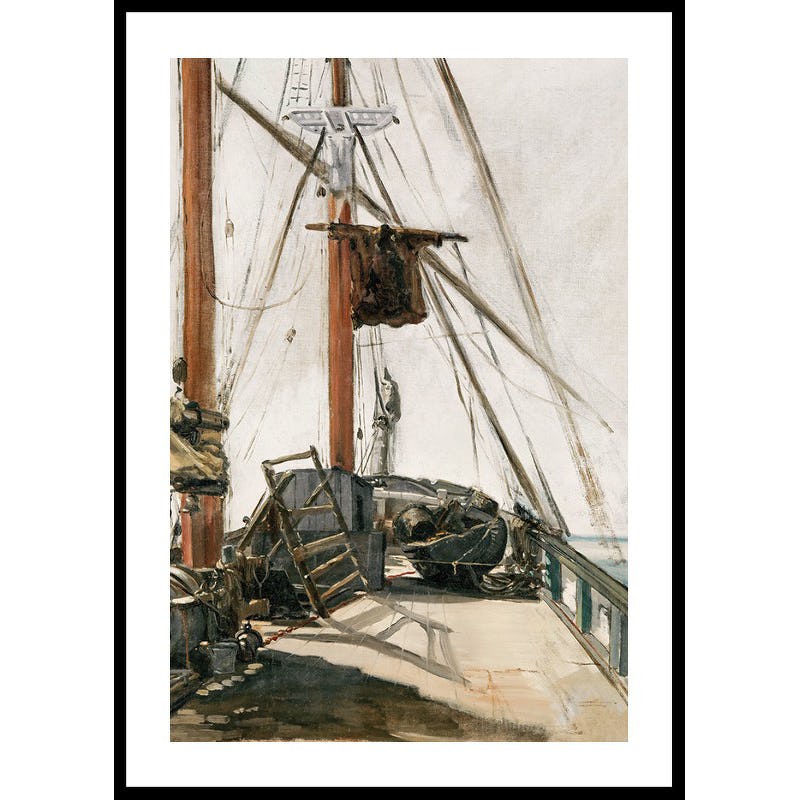 Poster Gallerix The Ship's Deck By Édouard Manet