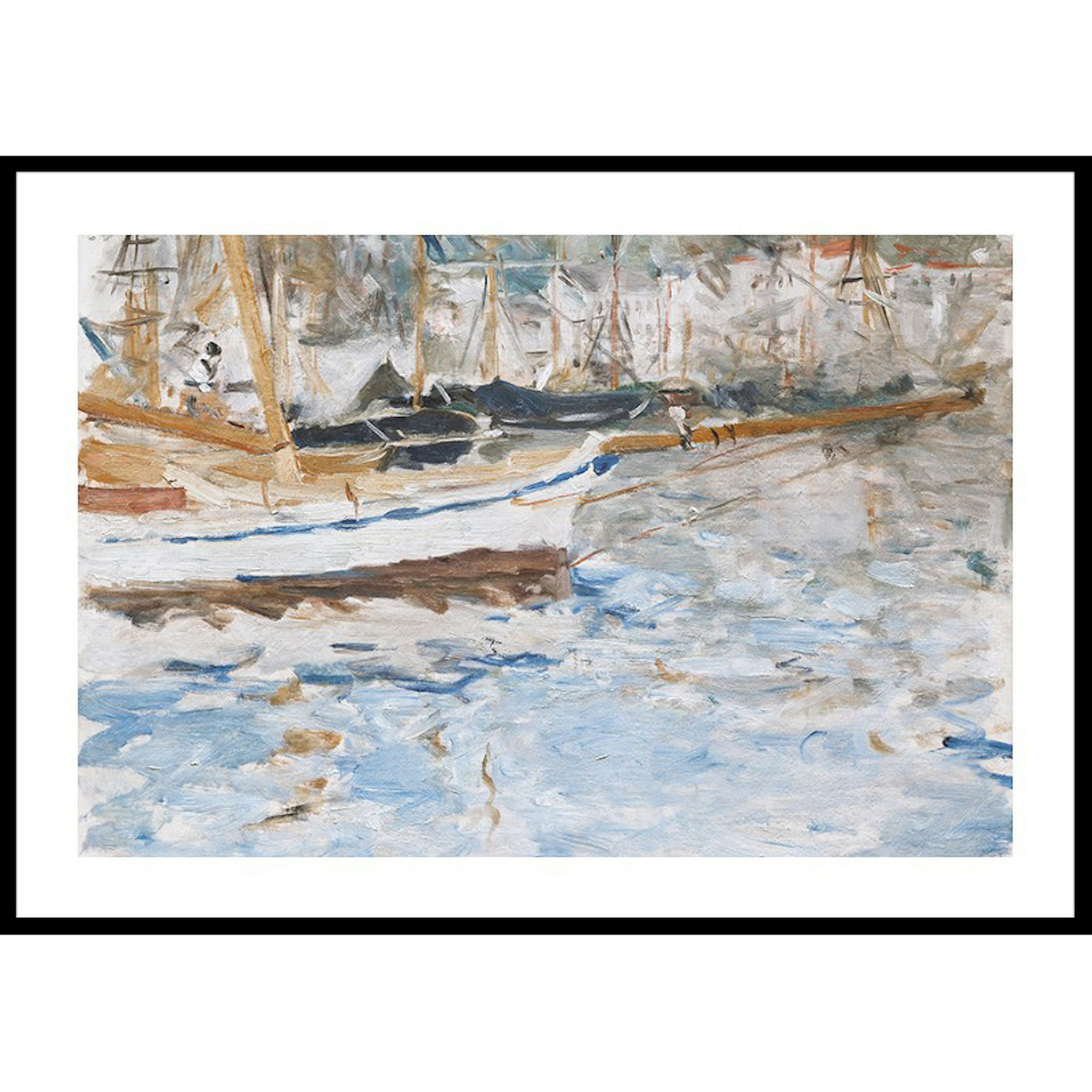 Poster Gallerix The Port Of Nice By Berthe Morisot