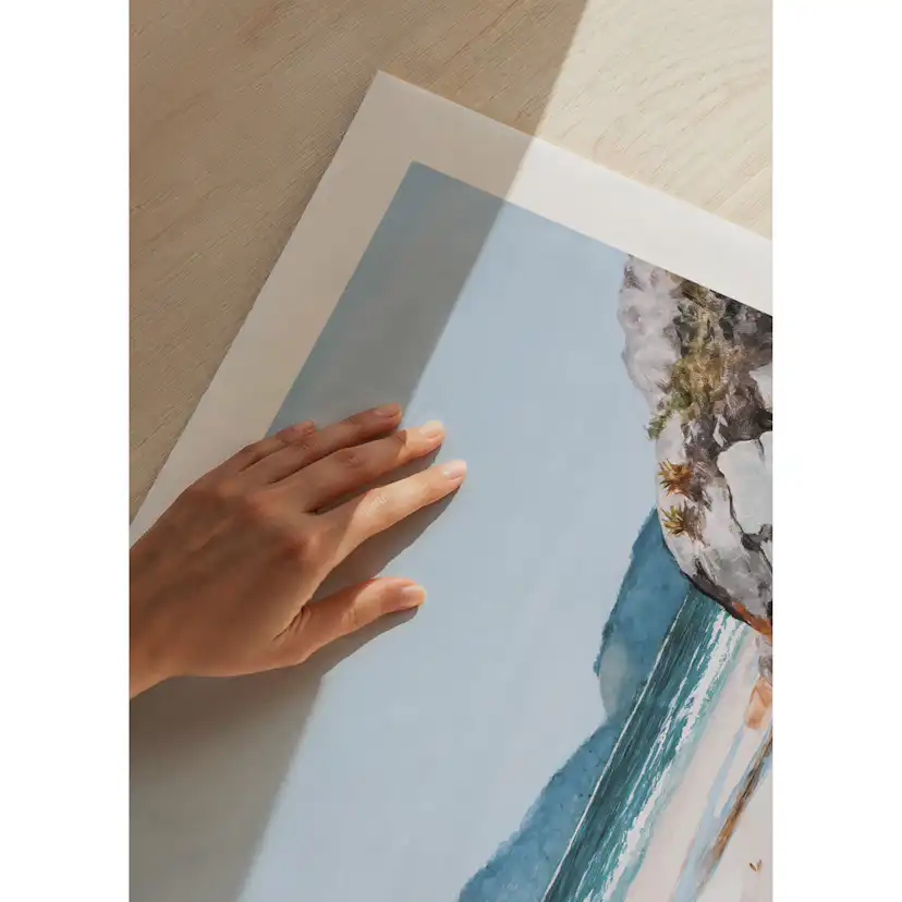 Poster Gallerix Seascape Guarujá By José Ferraz de Almeida Júnior