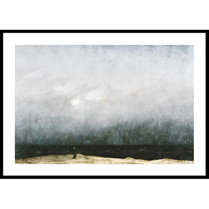 Poster Gallerix Der Mönch Am Meer By Caspar David Friedrich