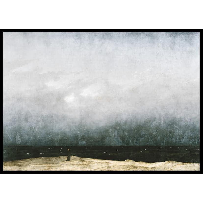 Poster Gallerix Der Mönch Am Meer By Caspar David Friedrich