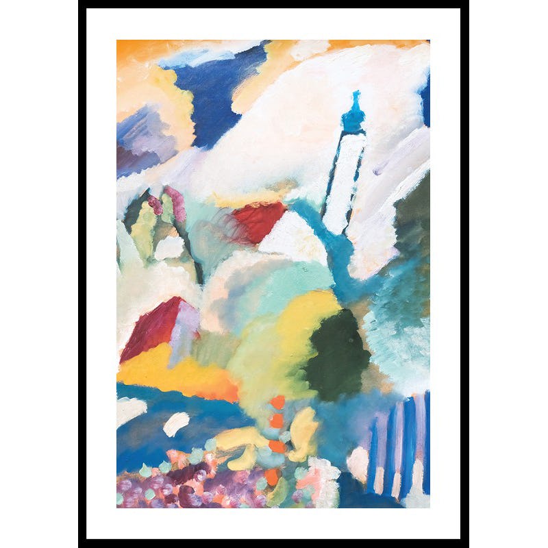 Poster Gallerix Murnaus Mit Kirche By Wassily Kandinsky
