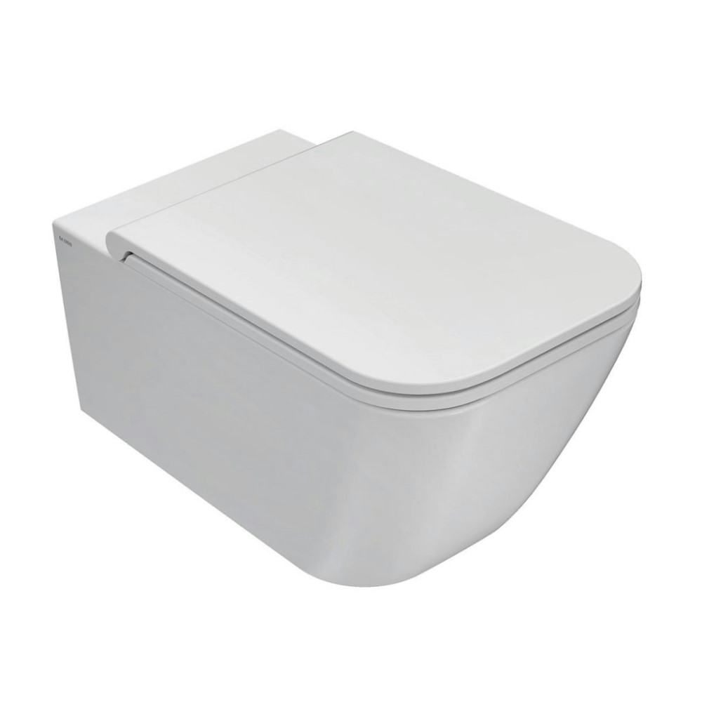 Vägghängd Toalettstol Globo Stone