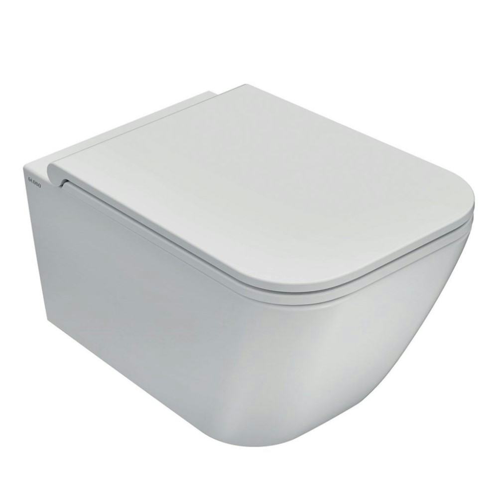 Vägghängd Toalettstol Globo Stone