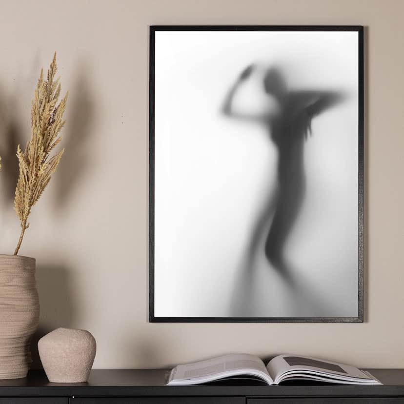 Posters Venture Home Manshade Svart/vit