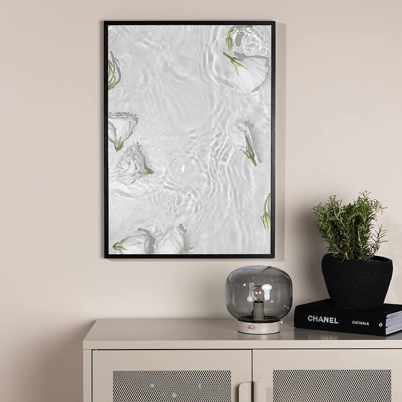 Posters Venture Home White Roses Vit