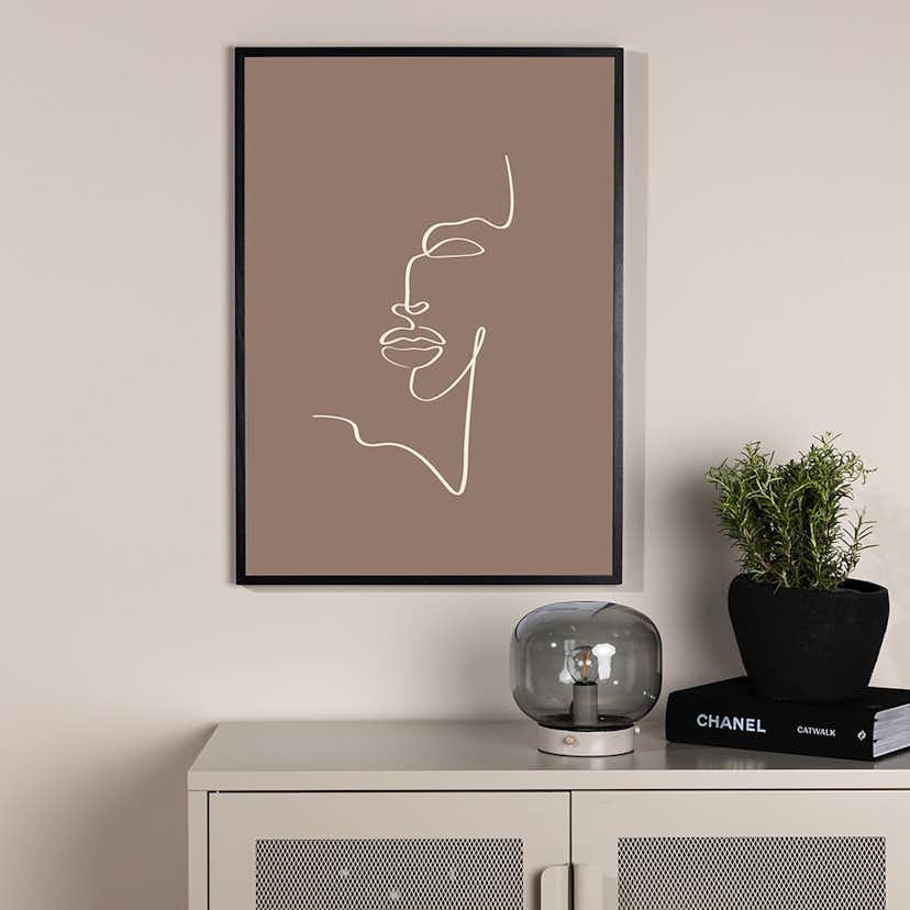 Posters Venture Home Siluette Brun