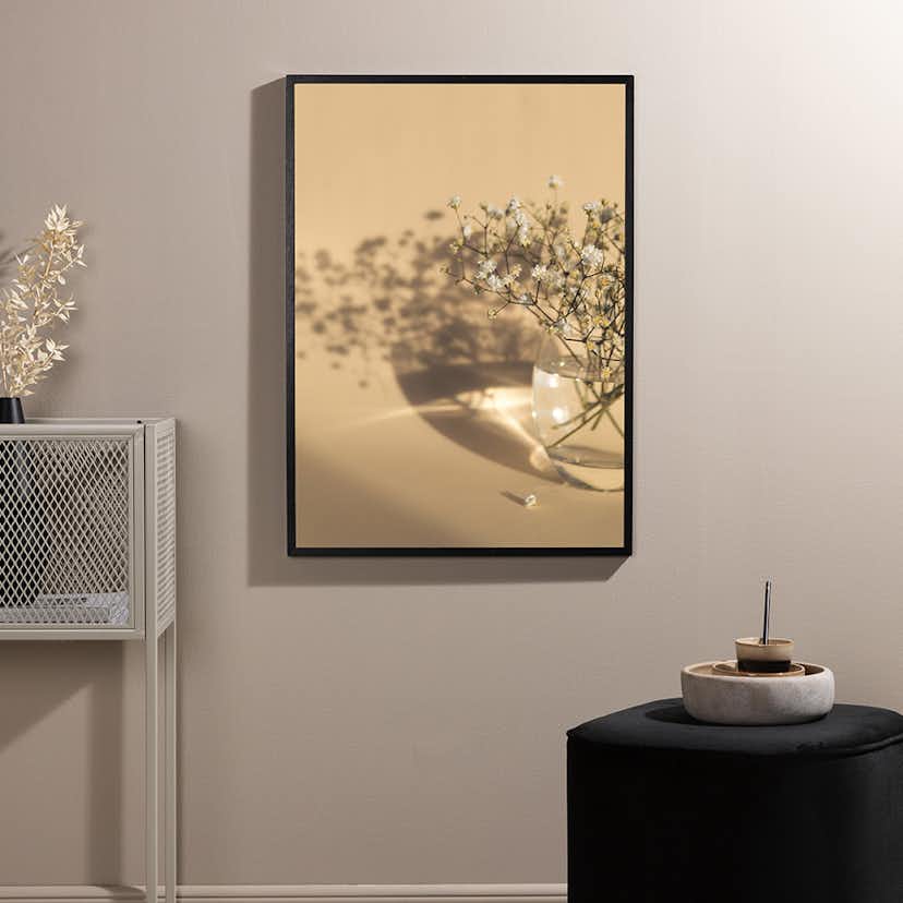 Posters Venture Home White Flowers Beige