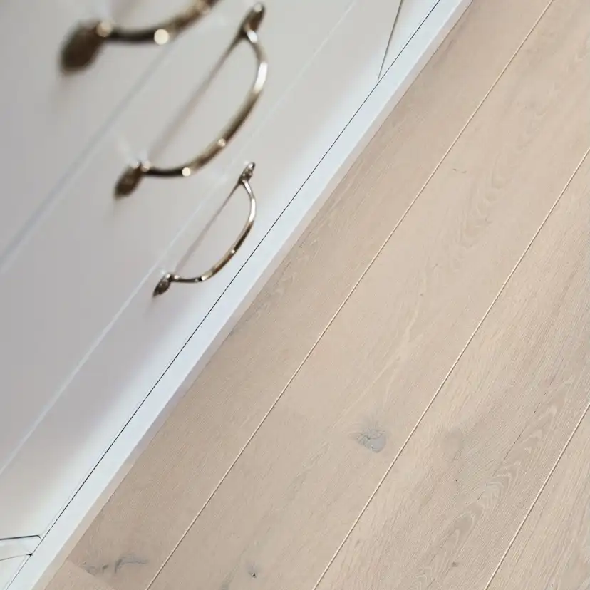 Trägolv Pergo Lofoten White Sand Ek, Extra Mattlackat 1-Stav Parkettgolv