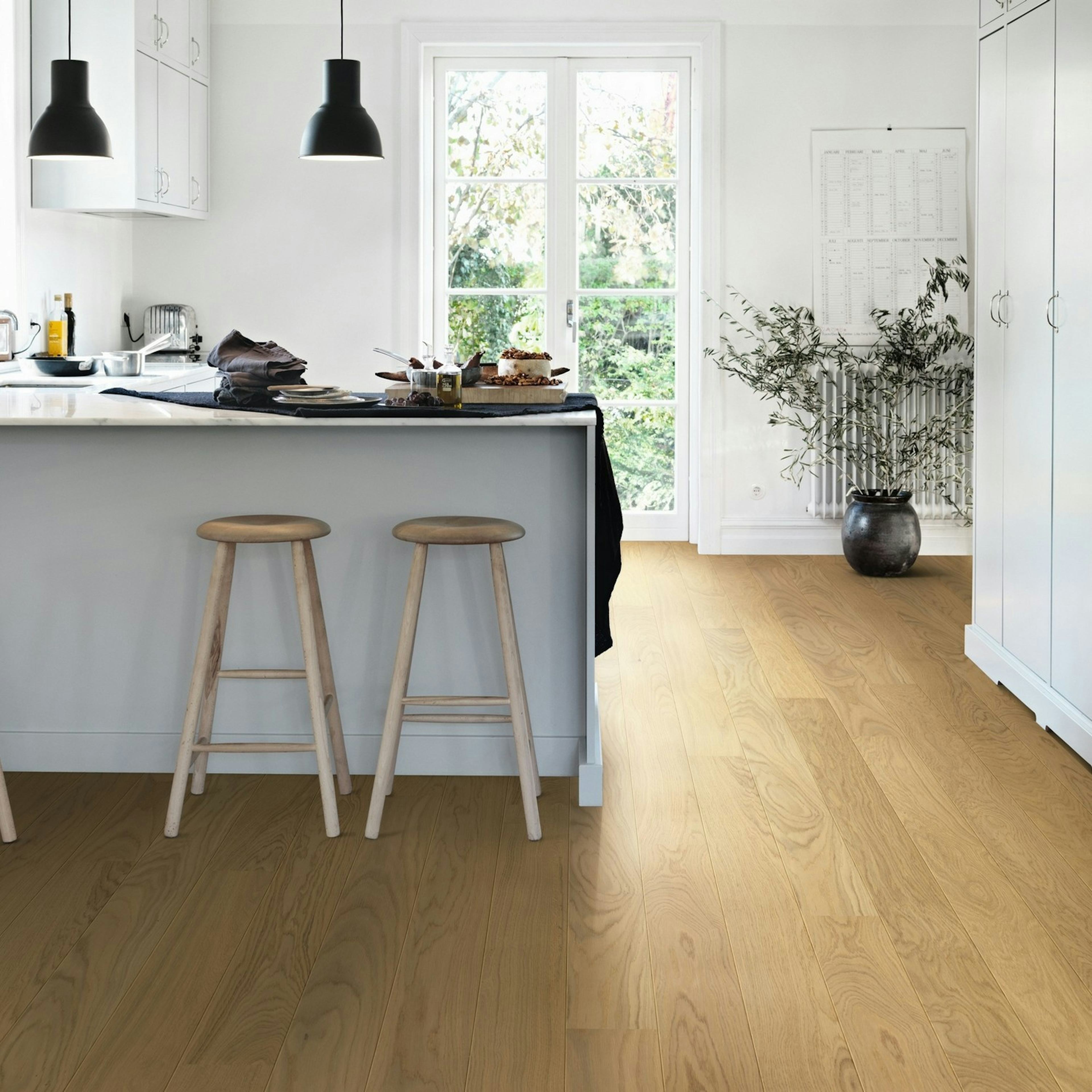 Parkettgolv Pergo Falster Light Pure Ek 1-Stav