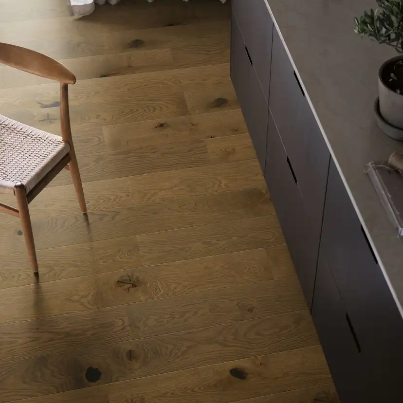 Parkettgolv Pergo Falster Saddle Brown Ek 1-Stav