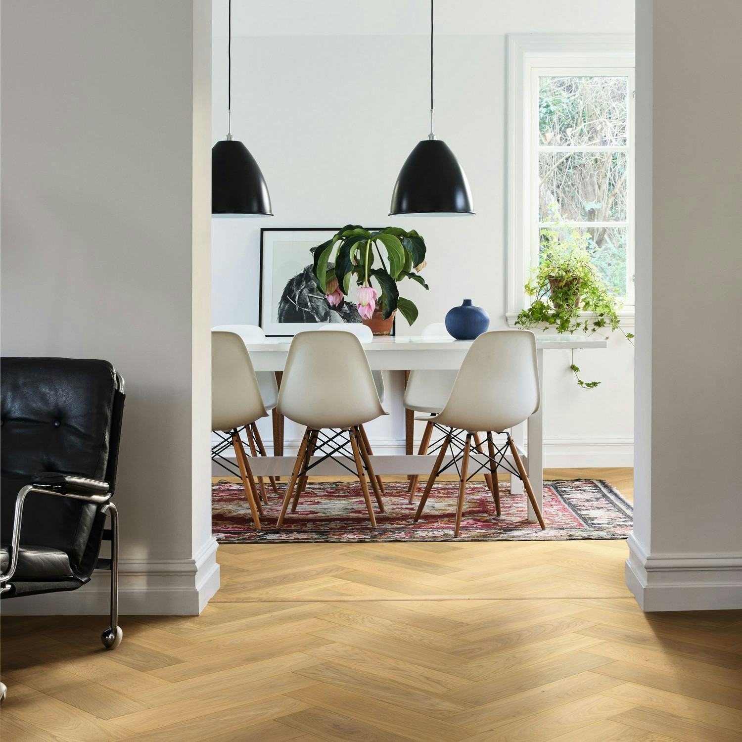 Parkettgolv Pergo Saltholm Natural Herringbone Ek Fiskben