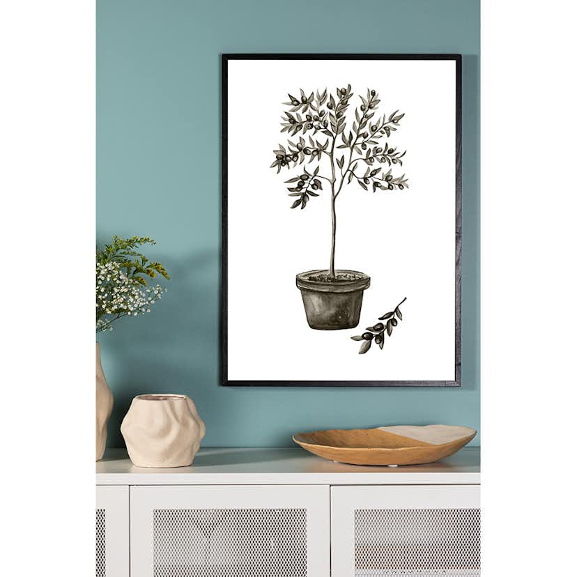 Posters Venture Home Olive Vit/grön