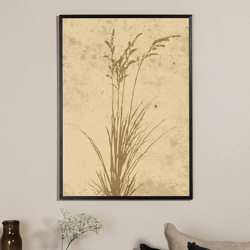 Posters Venture Home Plant Art Beige