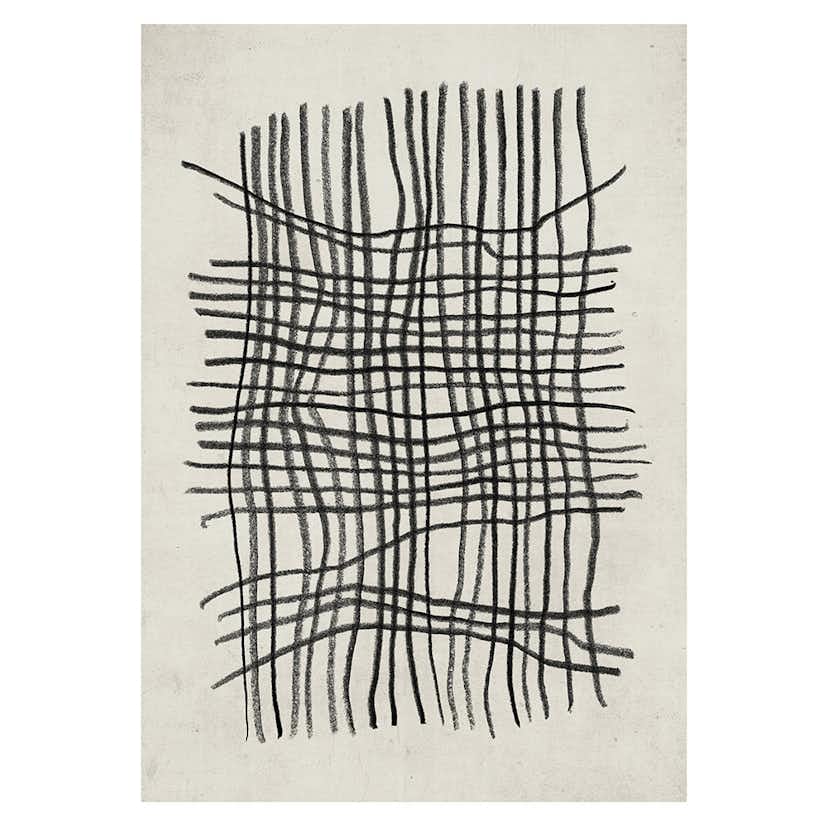 Posters Venture Home Linework Beige/svart