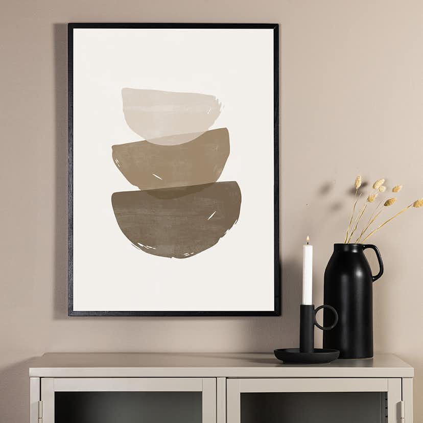 Posters Venture Home Brush Strokes Beige