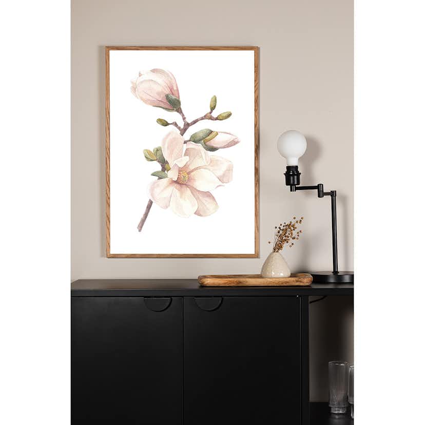 Posters Venture Home Hand Made 50x70 Rosa/vit