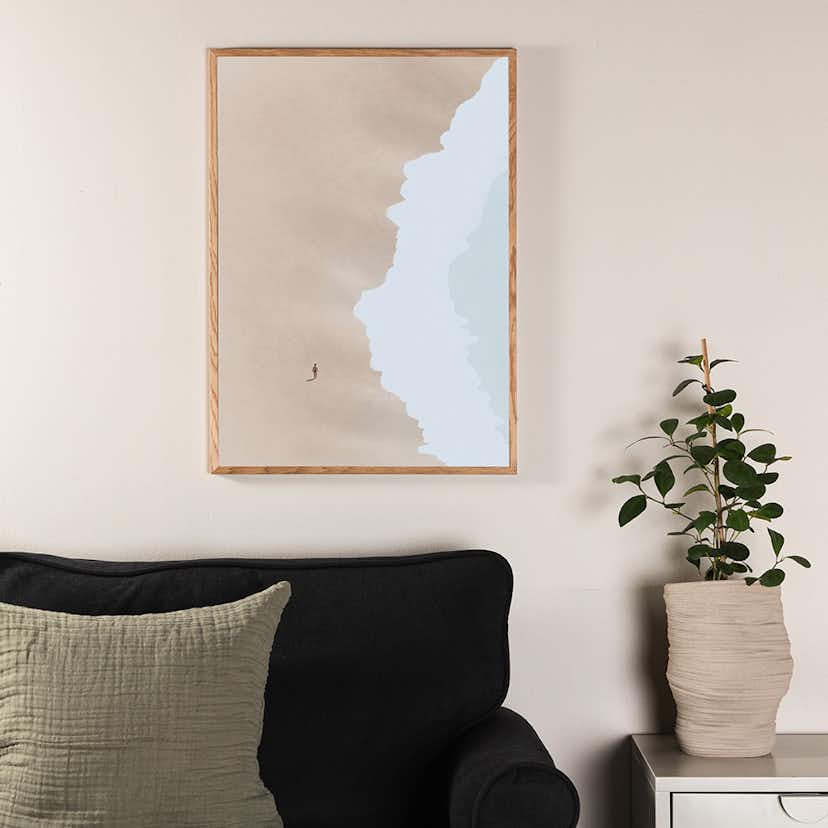 Posters Venture Home Beach Beige Blue