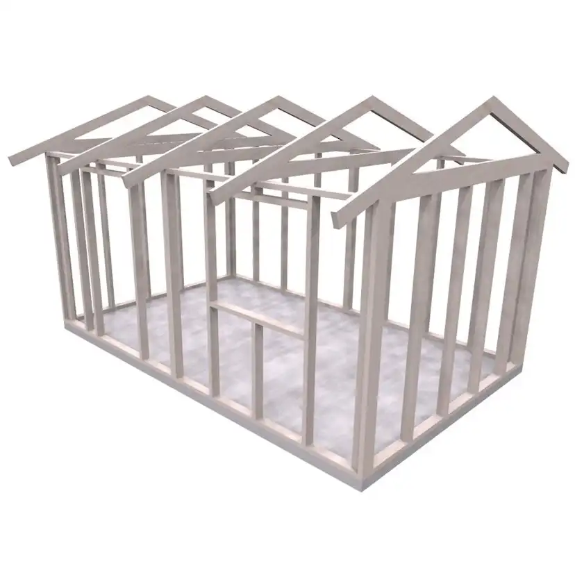 Friggebodsstomme Byggstommar 19 grader 4800x3000 mm Lösvirke