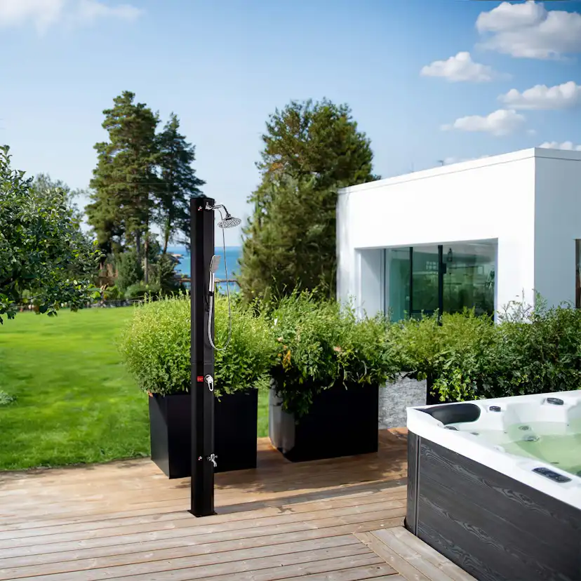 Utedusch Landskap Skvala 40 liter Med Duschhandtag