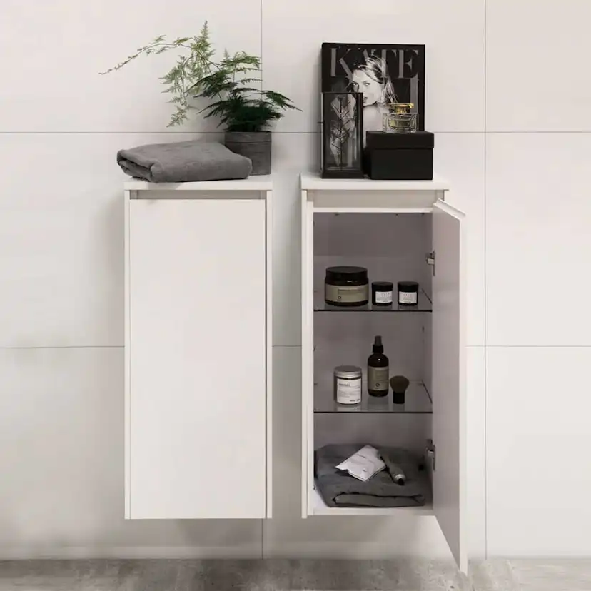 Sidoskåp Noro Lifestyle Concept 700 mm Dubbel Vit