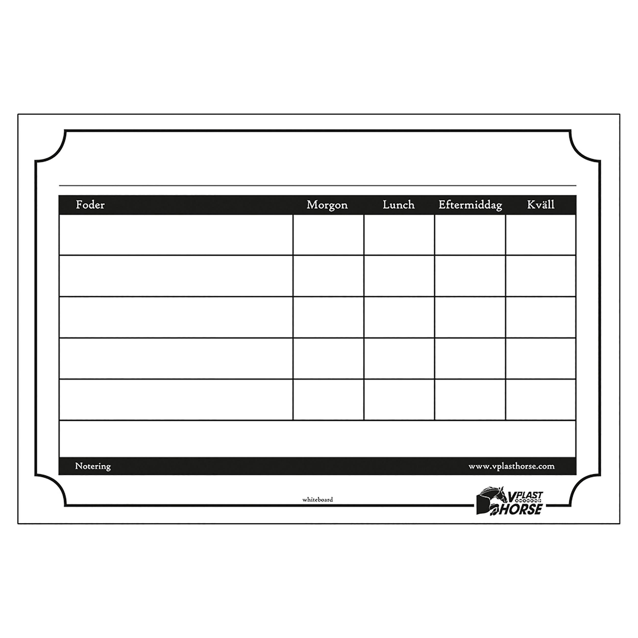 Foderstat tavla HANSBO SPORT