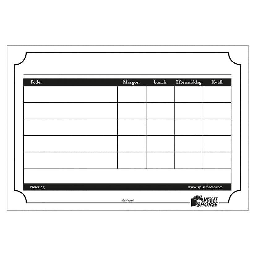 Foderstat tavla HANSBO SPORT