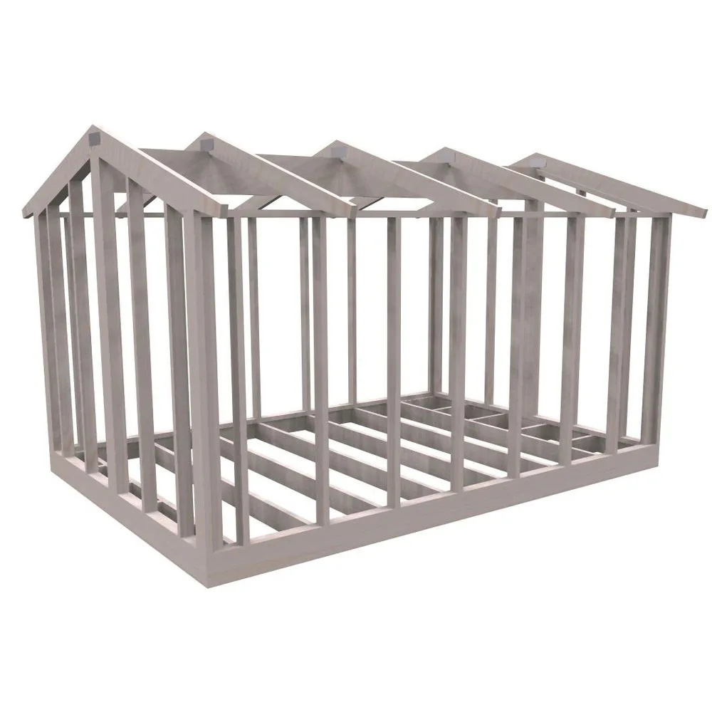 Friggebodsstomme Byggstommar 16 grader 4500x3190 mm Lösvirke