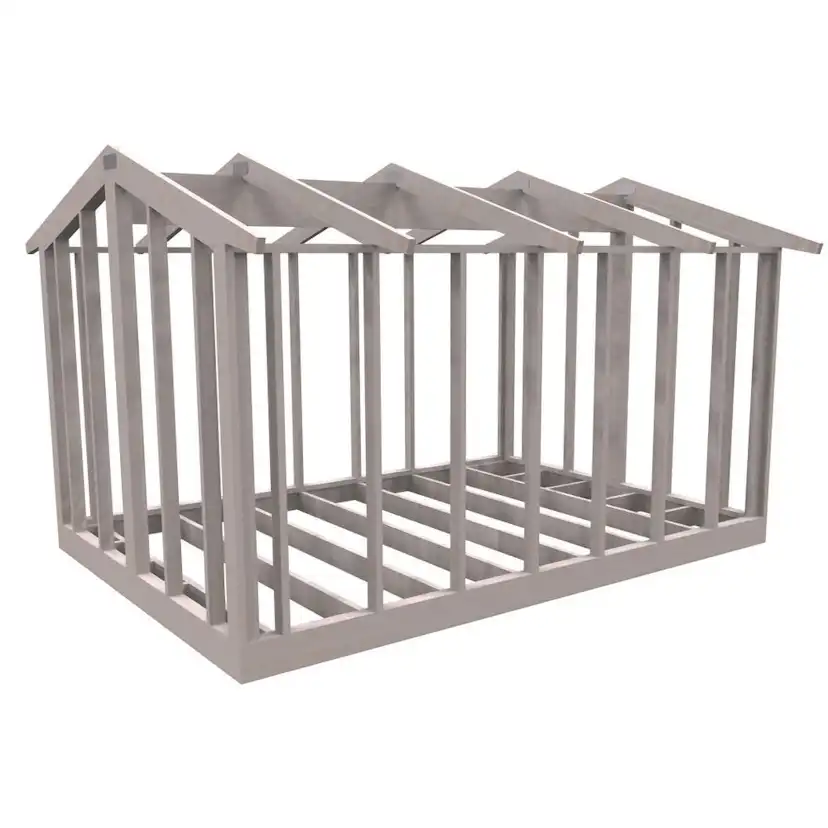 Friggebodsstomme Byggstommar 16 grader 4500x3190 mm Lösvirke