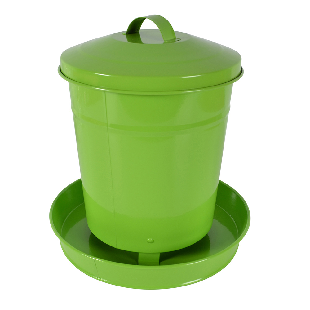 Foderautomat Gaun 4 Kg Plåt Grön