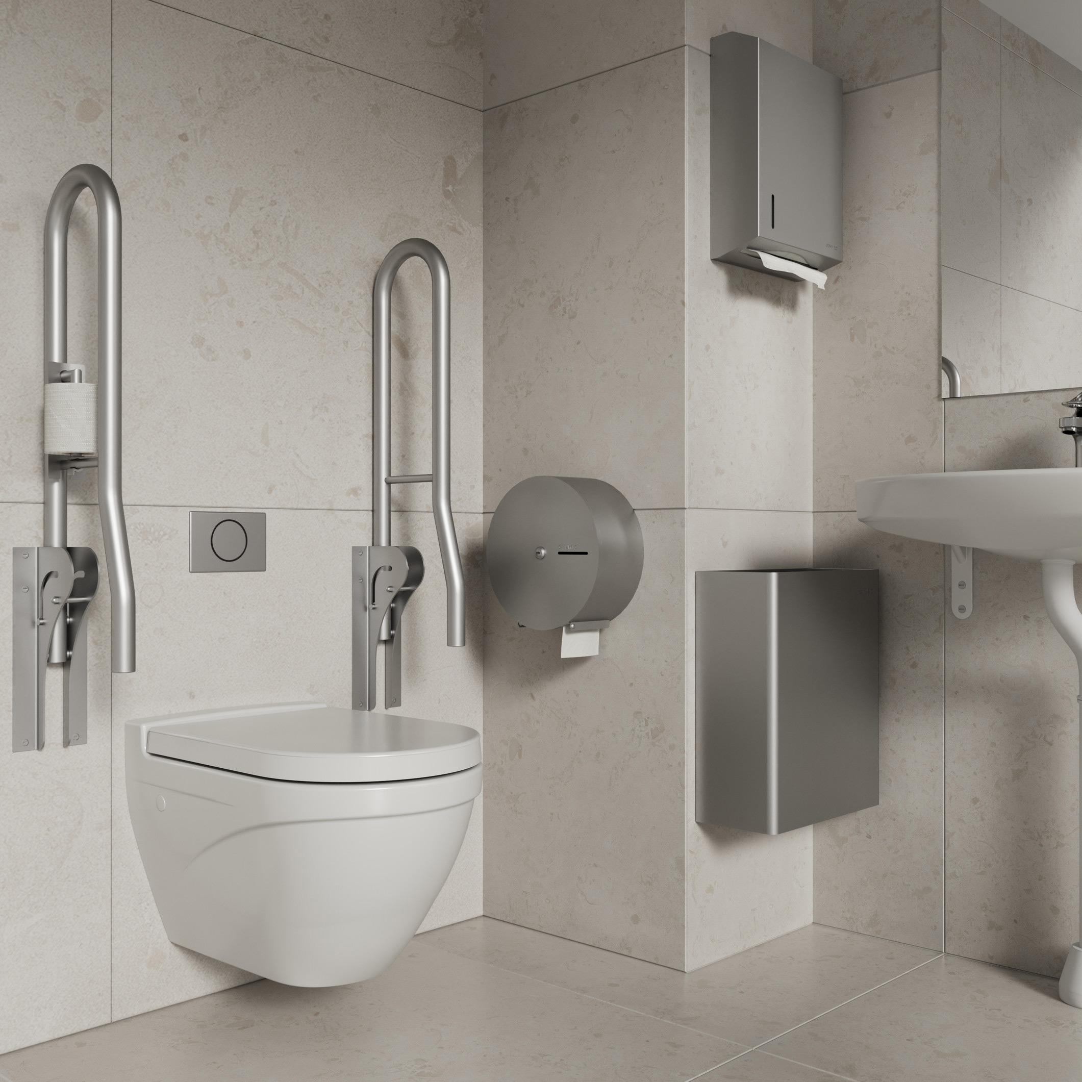 Sanitetsbehållare Beslag Design Stay