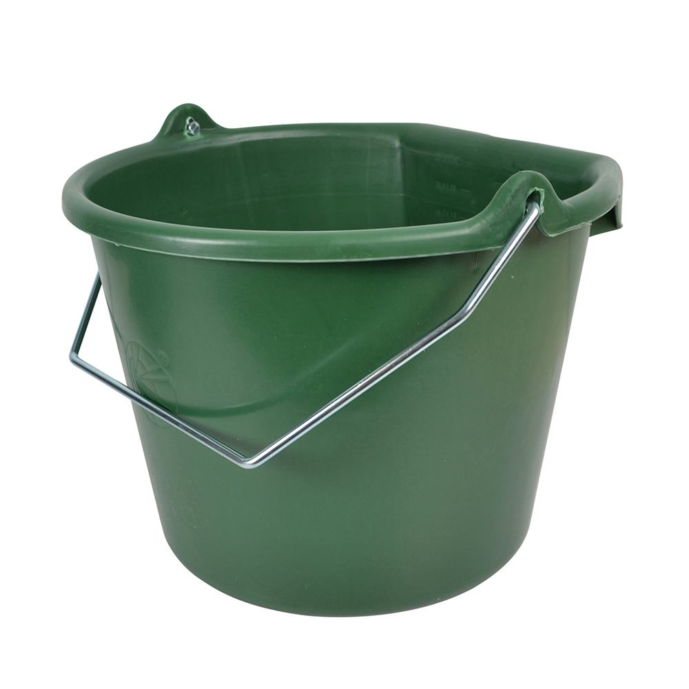 Hink OK Plast med flat sida 20 L Willabgrön