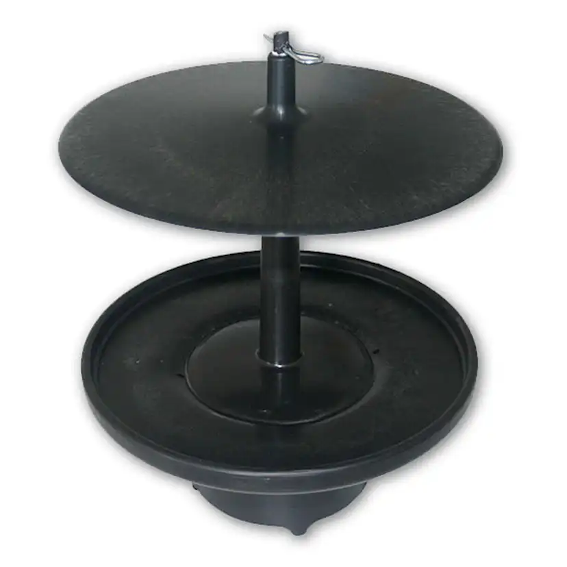 Saltstenshållare OK Plast för 10 kg sten Svart