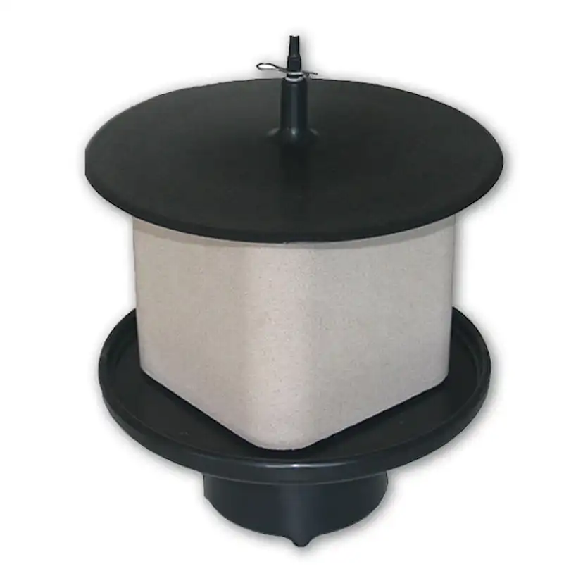 Saltstenshållare OK Plast för 10 kg sten Svart