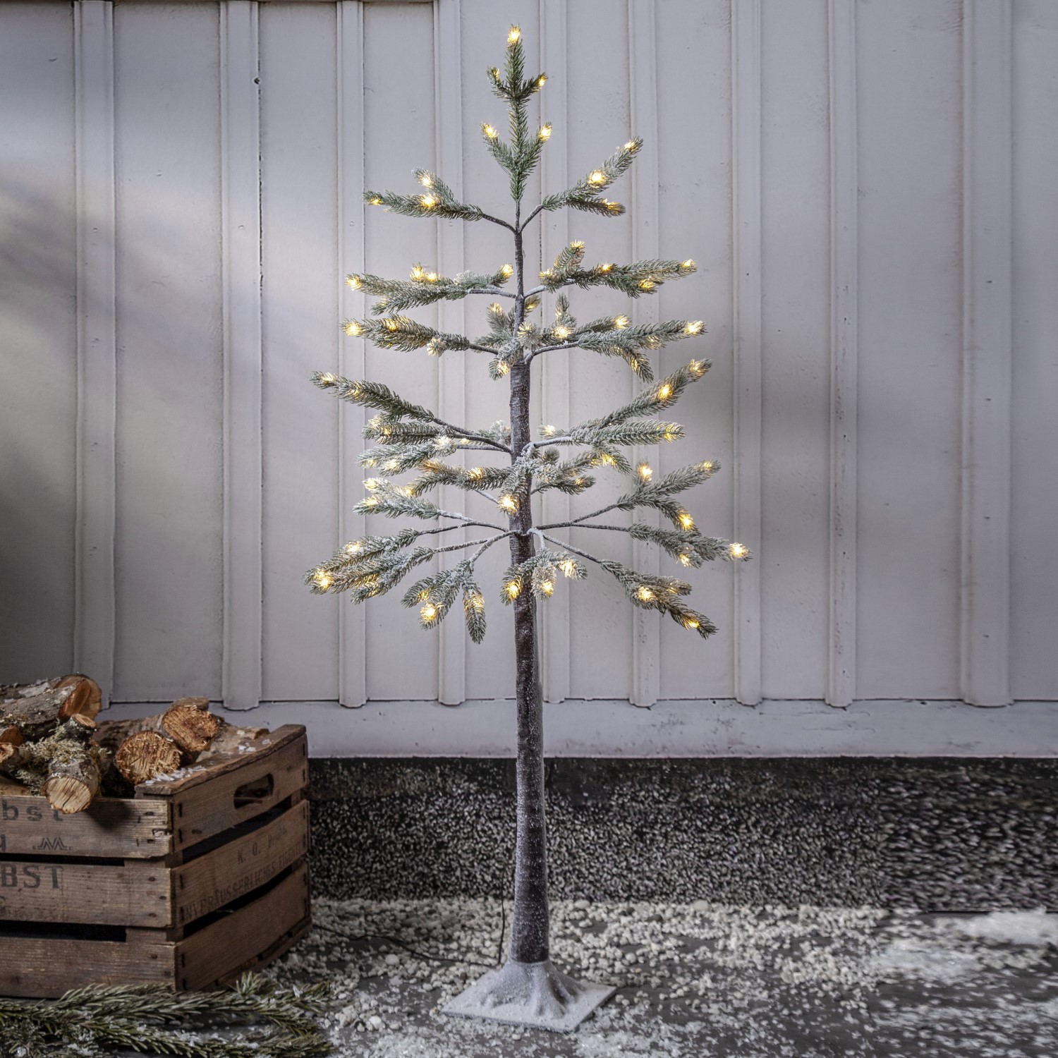 Plastgran Star Trading Tanne med LED